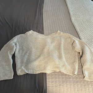 Express light grey sweater xs